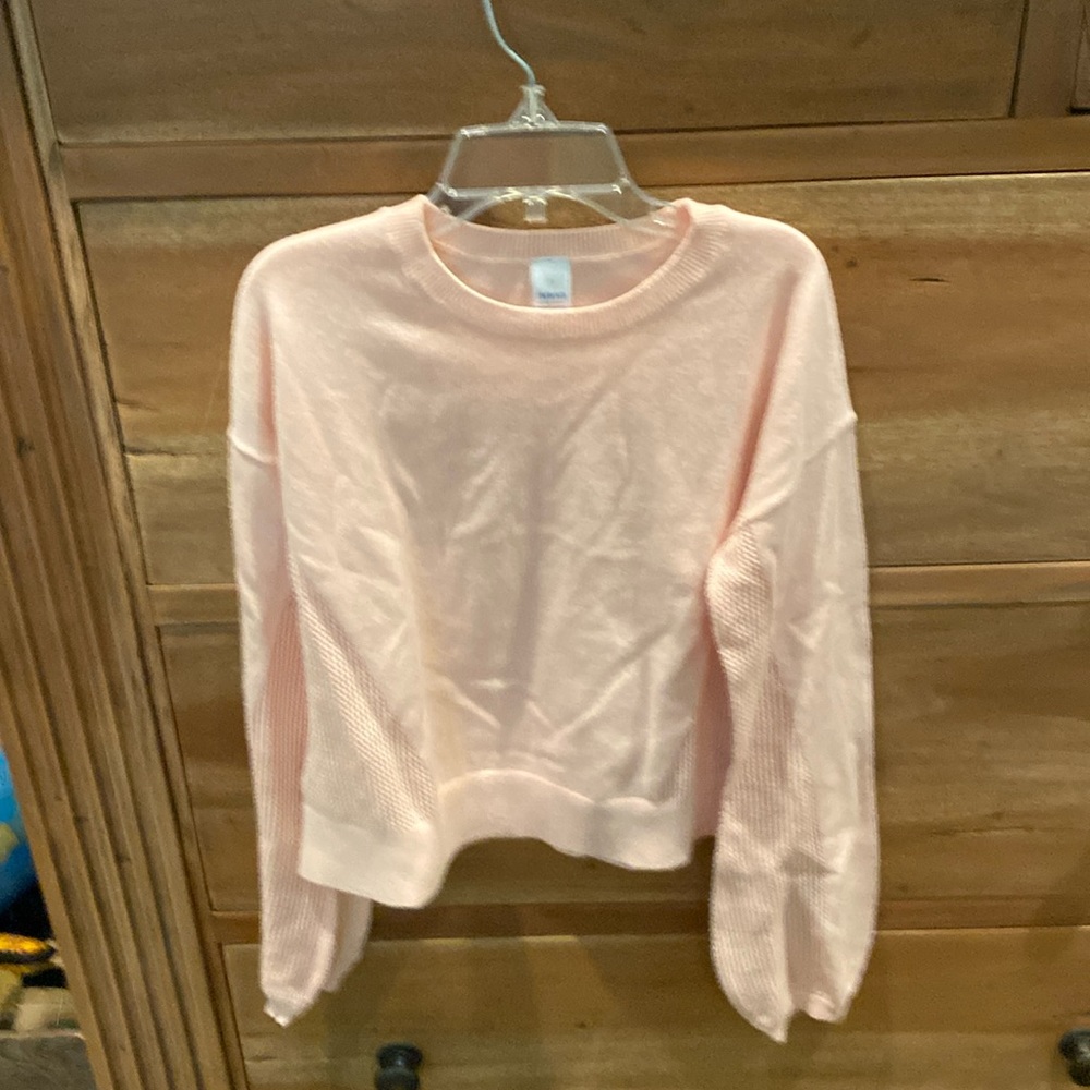 Like new or new Ivivva baby pink sweater with side/sleeve details